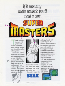 Super Masters - Advertisement Flyer - Front (North America) - 850x1109