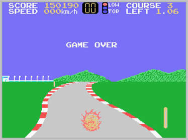 Hang-On II - Screenshot - Game Over (World) - 256x192