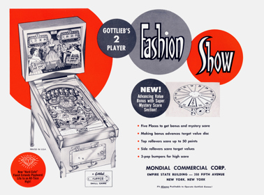 Fashion Show - Advertisement Flyer - Front (World) - 1146x850