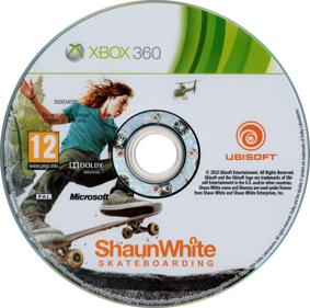 Shaun White Skateboarding - Disc (Europe) - 1398x1388