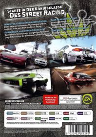 Need for Speed: ProStreet - Box - Back (Germany) - 1154x1639
