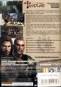 The First Templar - Box - Back (Germany) - 944x1355