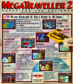 MegaTraveller 2: Quest for the Ancients - Box - Back (Spain) - 586x677