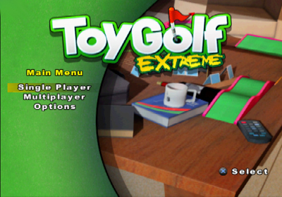 Toy Golf Extreme - Screenshot - Game Select (Europe) - 640x448