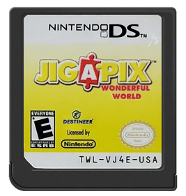 Jig-a-Pix Wonderful World - Cart - Front (North America) - 571x600