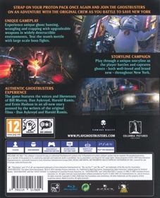 Ghostbusters: The Video Game Remastered - Box - Back (Europe) - 648x800