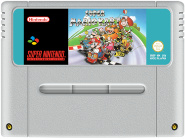 Super Mario Kart - Cart - Front (Europe) - 800x600