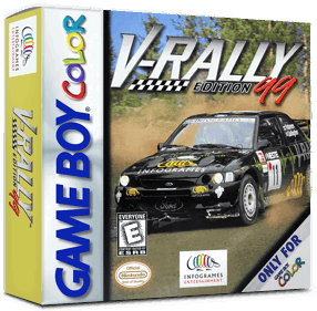 V-Rally: Edition 99 - Box - 3D (North America) - 1016x998