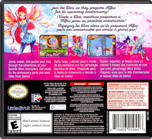 Winx Club: Saving Alfea - Box - Back - Reconstructed (North America) - 774x708