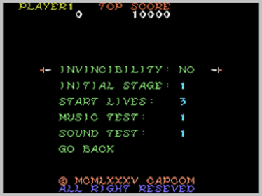 Ghosts 'n Goblins - Screenshot - Game Select (World) - 256x192