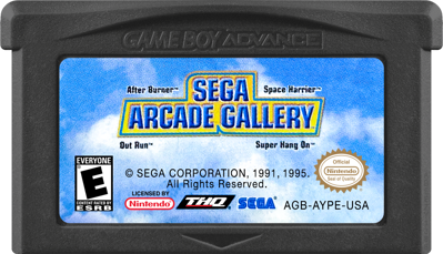 Sega Arcade Gallery - Cart - Front (North America) - 1000x574