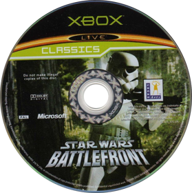 Star Wars: Battlefront - Disc (Europe) - 749x753