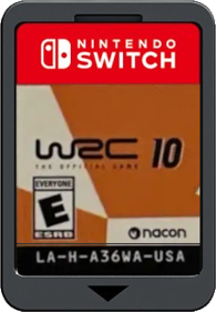WRC 10: The Official Game - Cart - Front (North America) - 214x308