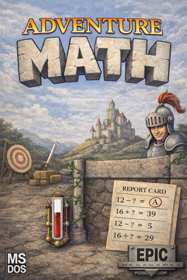 Adventure Math - Fanart - Box - Front (World) - 1024x1536