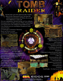 Tomb Raider (1996) - Box - Back (Germany) - 1406x1793