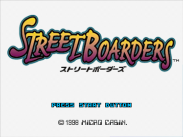 Street Sk8er - Screenshot - Game Title (Japan) - 640x480