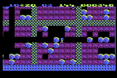Boulder Dash (1984) - Screenshot - Gameplay (North America) - 336x225