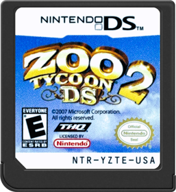 Zoo Tycoon 2 DS - Cart - Front (North America) - 517x564