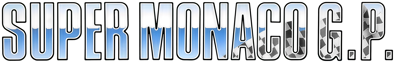 Super Monaco G.P. - Clear Logo (World) - 3000x479