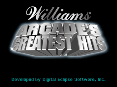 Williams Arcade's Greatest Hits - Screenshot - Game Title (World) - 640x480