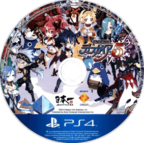Disgaea 5: Alliance of Vengeance - Disc (Asia) - 772x766