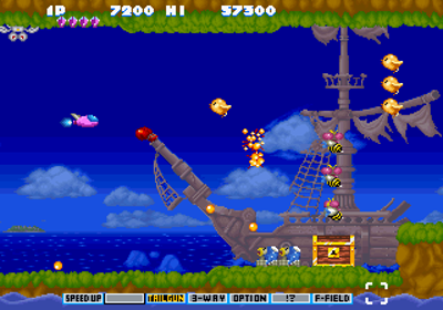 Parodius - Screenshot - Gameplay (World) - 320x224