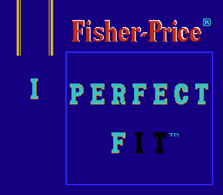 Fisher-Price: Perfect Fit - Screenshot - Game Title (North America) - 256x224
