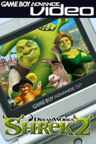 Game Boy Advance Video: Shrek 2 - Box - Front - Reconstructed (North America) - 600x900