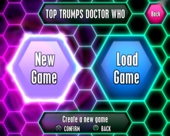 Top Trumps: Doctor Who - Screenshot - Game Select (Europe) - 640x512