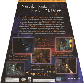 Thief: The Dark Project - Box - Back (North America) - 800x787