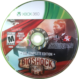 Bioshock Infinite: The Complete Edition - Disc (North America) - 1682x1685