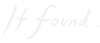 If Found... - Clear Logo (World) - 1539x665