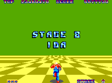 Space Harrier - Screenshot - Gameplay (World) - 512x384