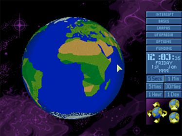 X-COM: UFO Defense - Screenshot - Gameplay (World) - 640x480