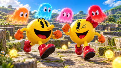 Pac-Man DX - Fanart - Background (World) - 1920x1080