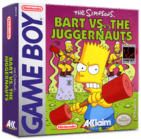 The Simpsons: Bart vs. the Juggernauts - Box - 3D (North America) - 1016x998