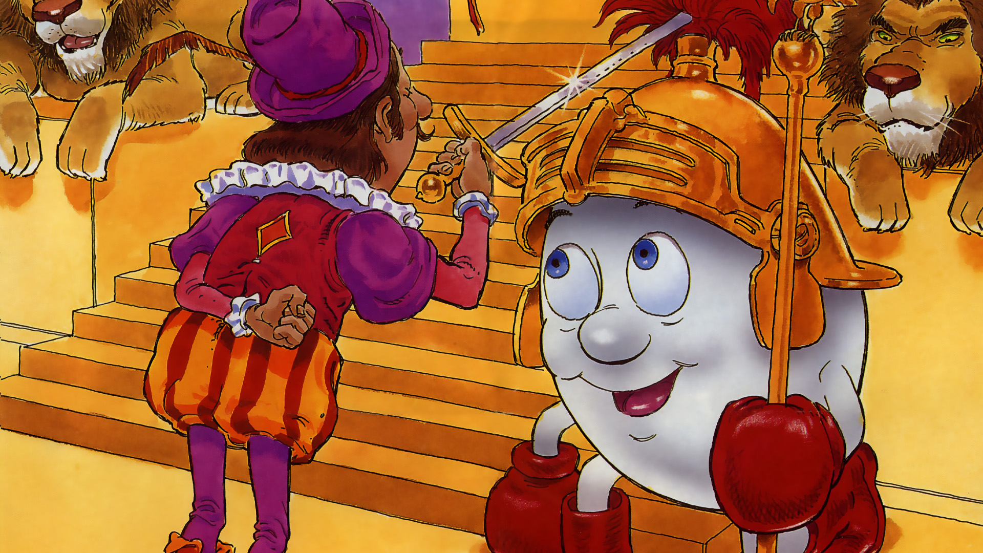 Illustration of Dizzy the Adventurer