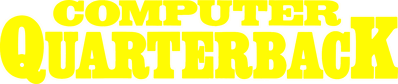Computer Quarterback - Clear Logo (North America) - 2400x506