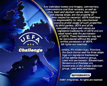 UEFA Challenge - Screenshot - Game Title (Europe) - 640x512