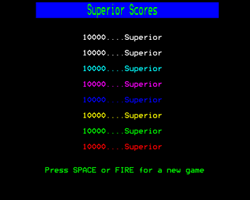 Missile Strike - Screenshot - High Scores (United Kingdom) - 640x512