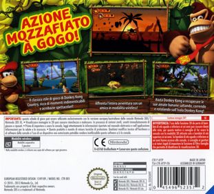 Donkey Kong Country Returns 3D - Box - Back (Italy) - 886x800