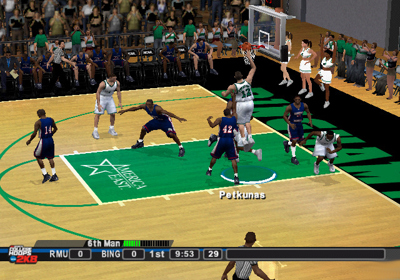 College Hoops 2K8 - Screenshot - Gameplay (North America) - 640x448