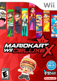 Mario Kart Wii Deluxe X: Red Edition - Box - Front (North America) - 964x563