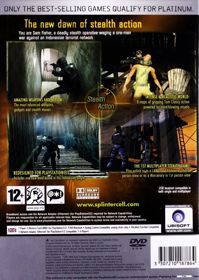 Tom Clancy's Splinter Cell: Pandora Tomorrow - Box - Back (Europe) - 569x800
