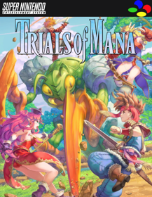 Seiken Densetsu 3 - Fanart - Box - Front (North America) - 500x646