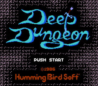 Deep Dungeon: Madou Senki - Screenshot - Game Title (Japan) - 256x224
