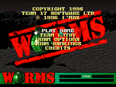 Worms - Screenshot - Game Title (Japan) - 320x240