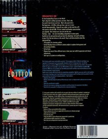 Indianapolis 500: The Simulation - Box - Back (Europe) - 640x820