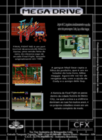 Final Fight MD - Box - Back (World) - 720x988