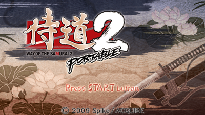 Way of the Samurai Portable 2 - Screenshot - Game Title (Japan) - 480x270